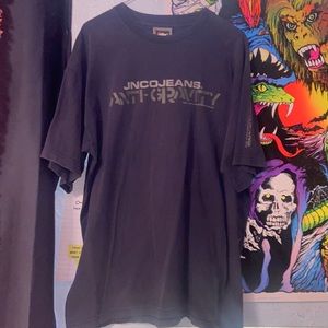 vtg y2k 2001 jnco jeans anti gravity t shirt men’s size large